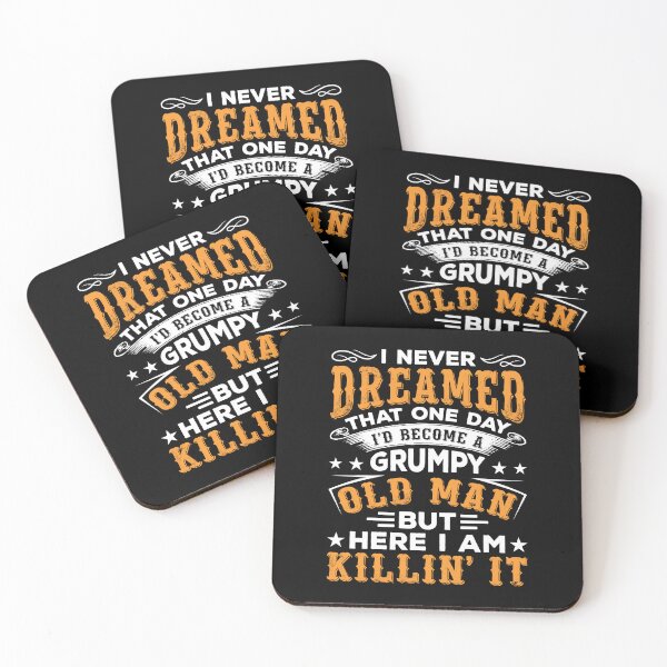 Item preview, I Never Dreamed That One Day I'd Become A Grumpy Old Man But Here I Am Killing It Shirt, Grandpa Shirt, Gift For Grandpas, Old Man Shirt designed and sold by aymob.