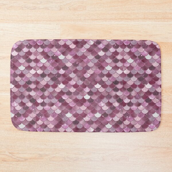 Item preview, Pink Glitter Mermaid Scale Pattern designed and sold by PressedOak.