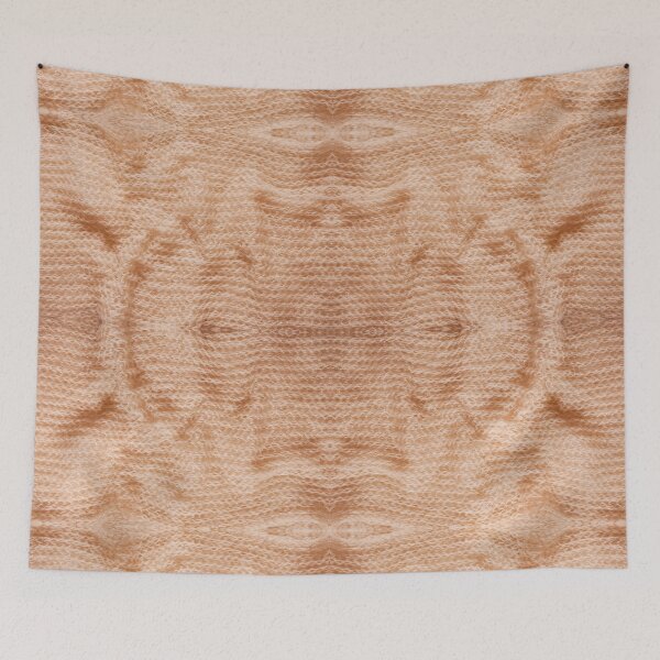 Item preview, Beige fluffy knitted fabric texture  designed and sold by Arletta Cwalina.