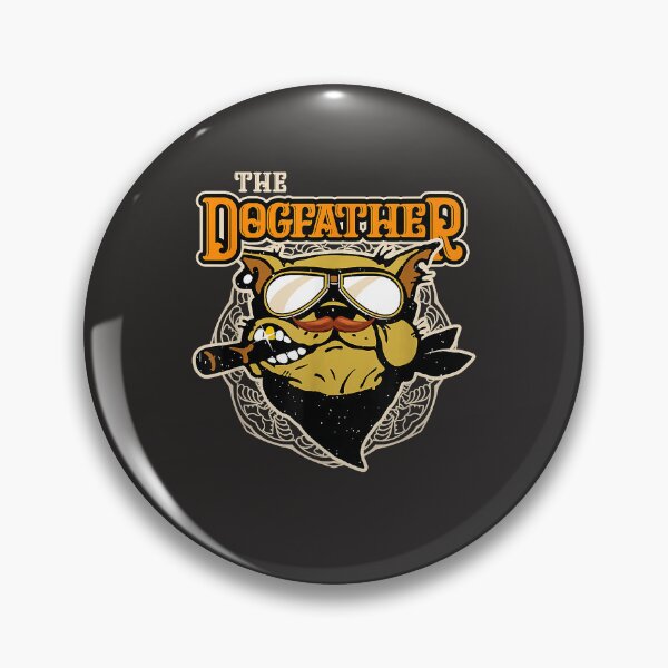Item preview, Mens The Dogfather Dog Biker  designed and sold by ElnaKovacek.