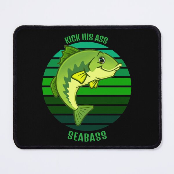 Item preview, Kick His A Seabass Vintage Retro designed and sold by BlackBeasley.