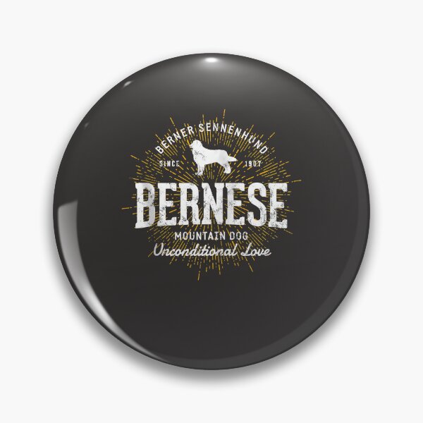 Item preview, Retro Vintage Bernese Mountain Dog Cremallera designed and sold by ElnaKovacek.