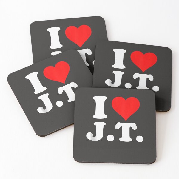 Item preview, I Love JT Heart Funny JT Gift  designed and sold by ElnaKovacek.