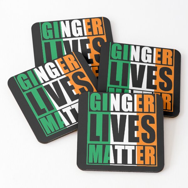 Item preview, Ginger-Lives-Matter-Irish-Flag-t-Shirts designed and sold by BrachKlarissa.