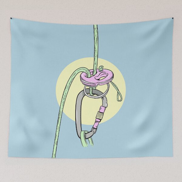 Item preview, Rock climbing stitch plate designed and sold by piedaydesigns.