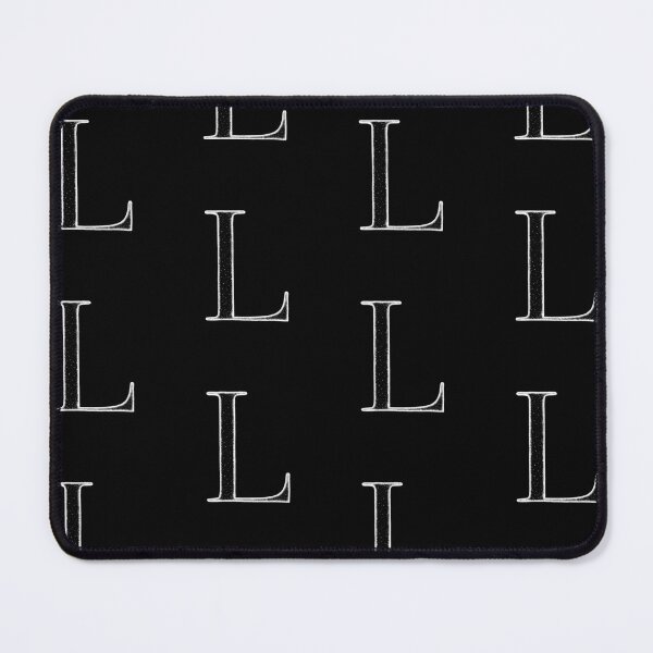 Item preview, Dotart/Dotwork illustration of White Letter L designed and sold by MagnetitaBySil.