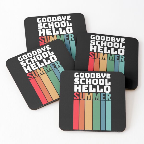 Item preview, Goodbye School Hello Summer - Colorful Design for Teachers and Students for the last day of school.  designed and sold by 5lav.