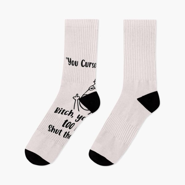 Item preview, You Curse Too Much Bitch You Breathe Unicorn Humor Sarcasm  designed and sold by ElnaKovacek.