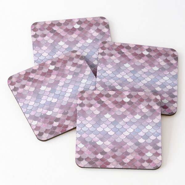 Item preview, Pink Glitter Mermaid Scale Pattern Gradient 2 designed and sold by PressedOak.