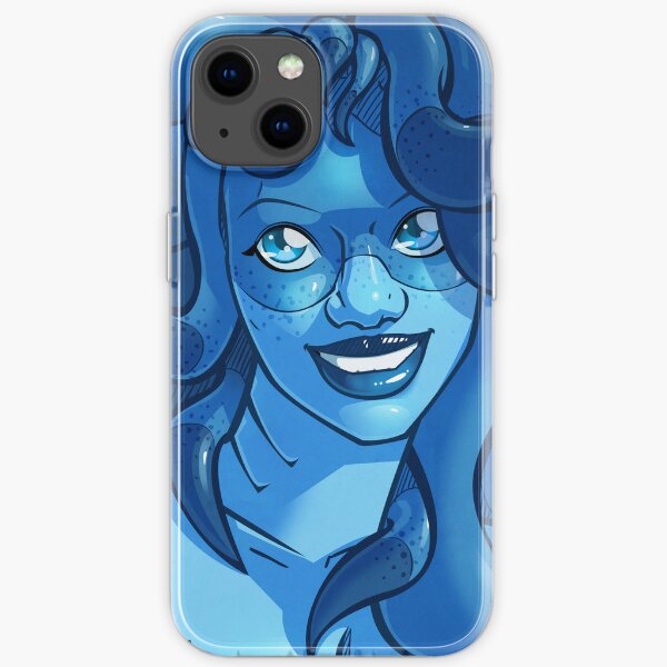 Sirène Ange Bleu Coque souple iPhone