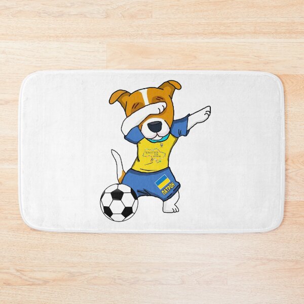 Item preview, Dabbing Ukrainian Patron Dog Hero - Football Team Player designed and sold by Aide.