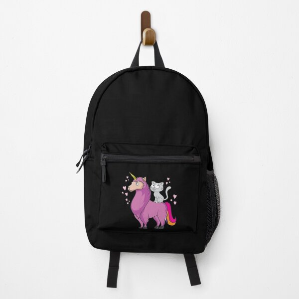 Item preview, Llama Lover Cat Riding Pink Llamacorn Birthday Gift Idea designed and sold by haselshirt.