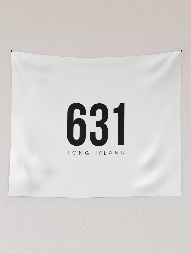 Aperçu 2 sur 3. Tentures avec l'œuvre  NY - 631 Conception de l'indicatif régional créée et vendue par CartoCreative.