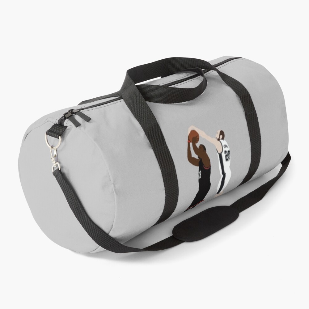Manu Ginobili Block On James Harden Duffle Bag