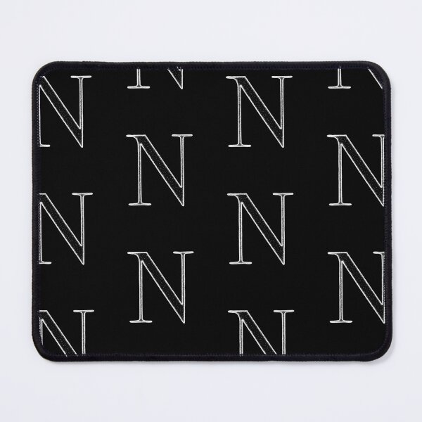 Item preview, Dotart/Dotwork illustration of White Letter N designed and sold by MagnetitaBySil.