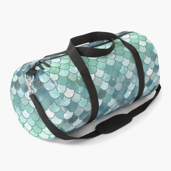 Item preview, Light Blue Glitter Mermaid Scale Pattern Gradient 2 designed and sold by PressedOak.