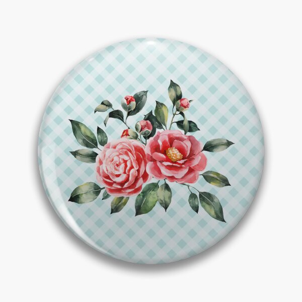 Item preview, Pretty vintage rose bouquet and gingham, cottagecore aesthetic collection 1 of 2 designed and sold by Orianah.