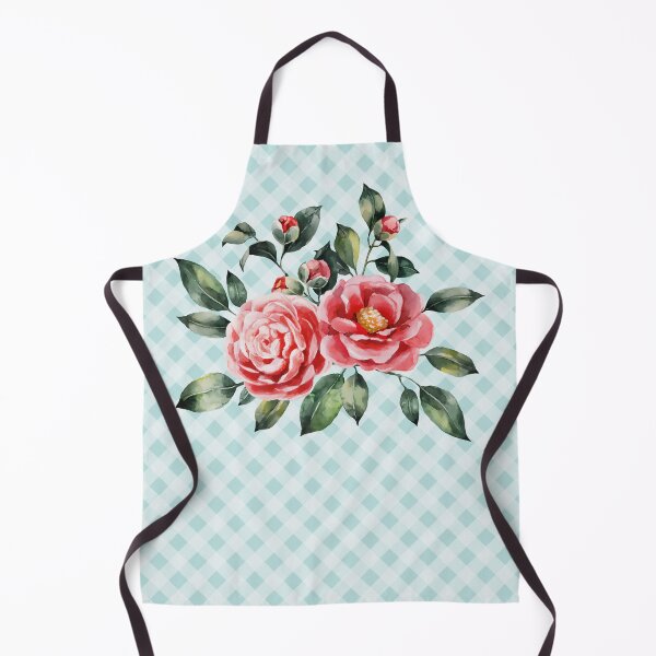 Item preview, Pretty vintage rose bouquet and gingham, cottagecore aesthetic collection 1 of 2 designed and sold by Orianah.