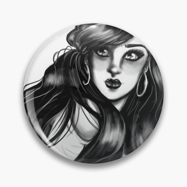 Aperçu de l'œuvre Mary (Art OC noir et blanc) créée et vendue par ruby varelas-chavez.