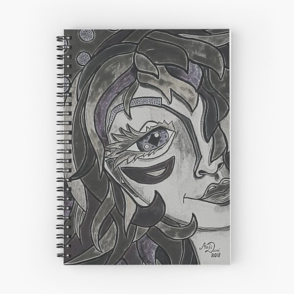 Item preview, Sunny Lady portrait, edited watercolour drawing designed and sold by MariDaniArt.