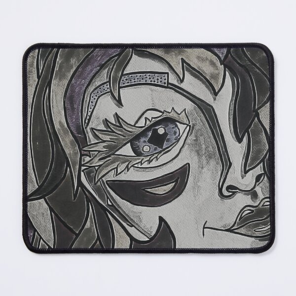 Item preview, Sunny Lady portrait, edited watercolour drawing designed and sold by MariDaniArt.