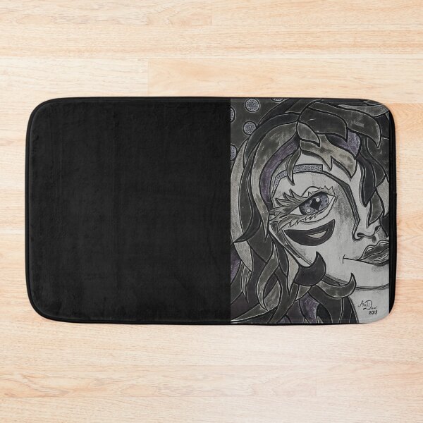 Item preview, Sunny Lady portrait, edited watercolour drawing designed and sold by MariDaniArt.