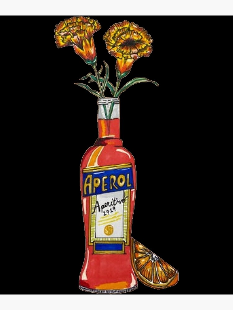 Aperol Painting Art Drawing Premium Matte Vertical Poster sold by Ivana ...