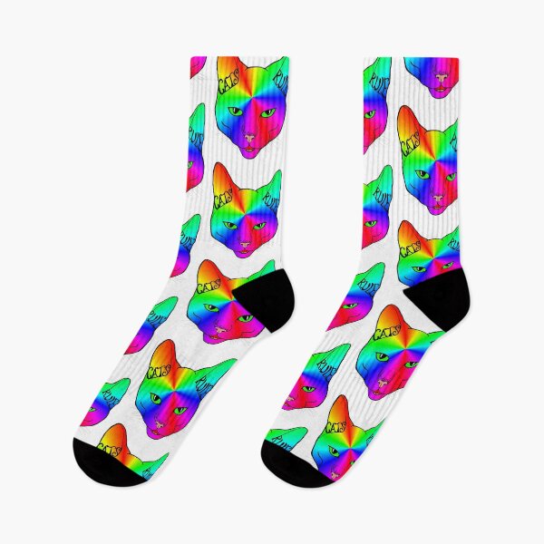 Item preview, Cats Rule Rainbow Meow designed and sold by Deborah Camp.