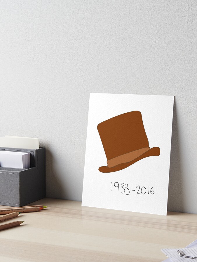 Gene Wilder, Willy Wonka Tribute: 1933 - 2016 | Art Board Print