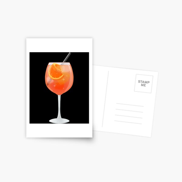 Aperol Spritz in a Glass Postcard for Sale by Jay-cm