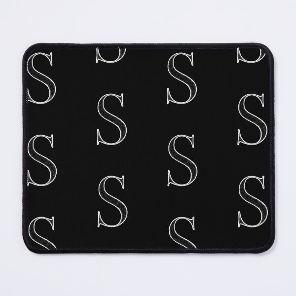 Item preview, Dotart/Dotwork illustration of White Letter S designed and sold by MagnetitaBySil.