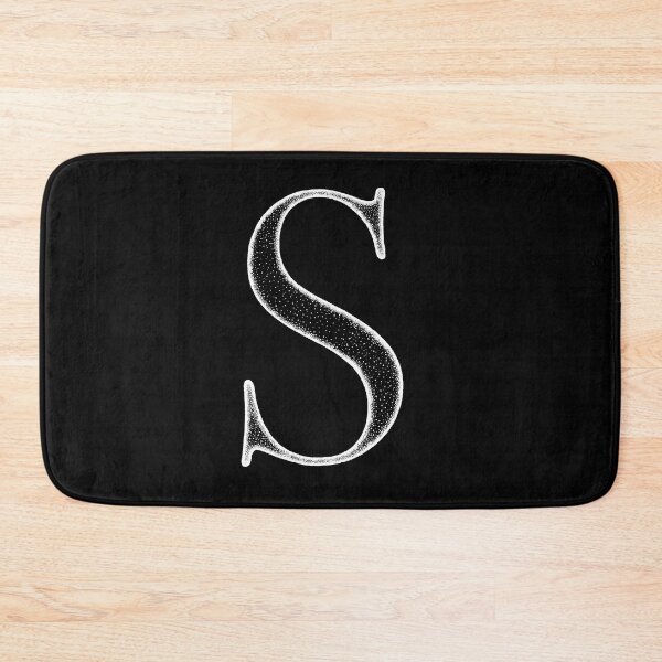 Item preview, Dotart/Dotwork illustration of White Letter S designed and sold by MagnetitaBySil.