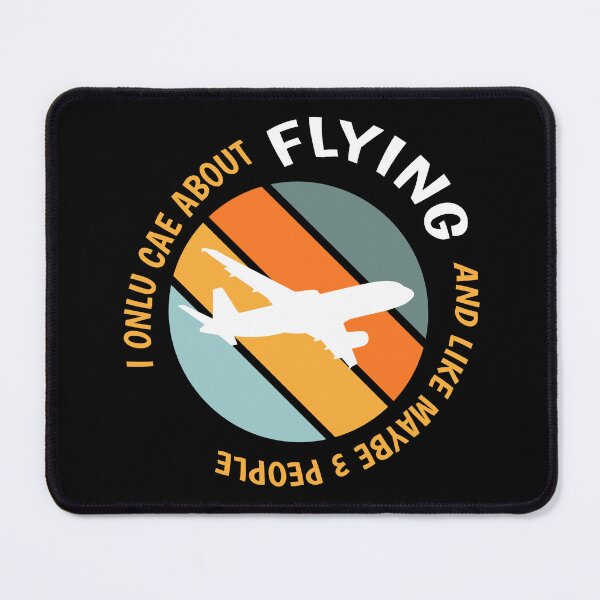 Item preview, Funny Flying Lovers - I Only Care About Flying design designed and sold by Merchking1.