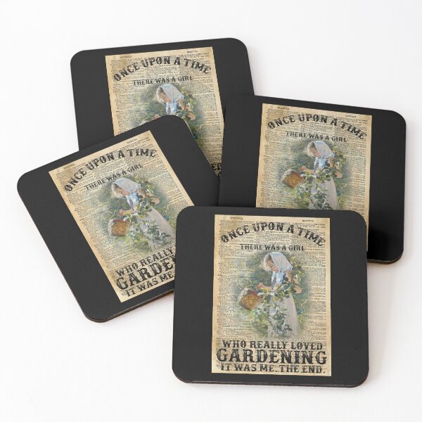Item preview, Girl Loved Gardening Once Upon A Time Vertical Poster designed and sold by BrachKlarissa.