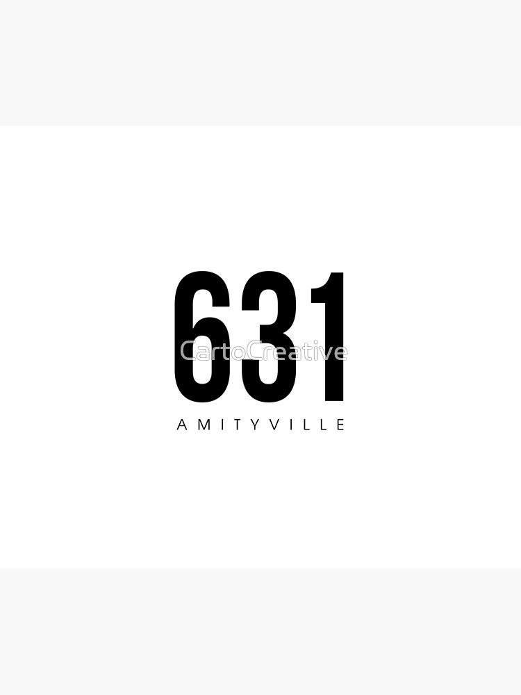 "Amityville, NY 631 Area Code" Poster by CartoCreative Redbubble