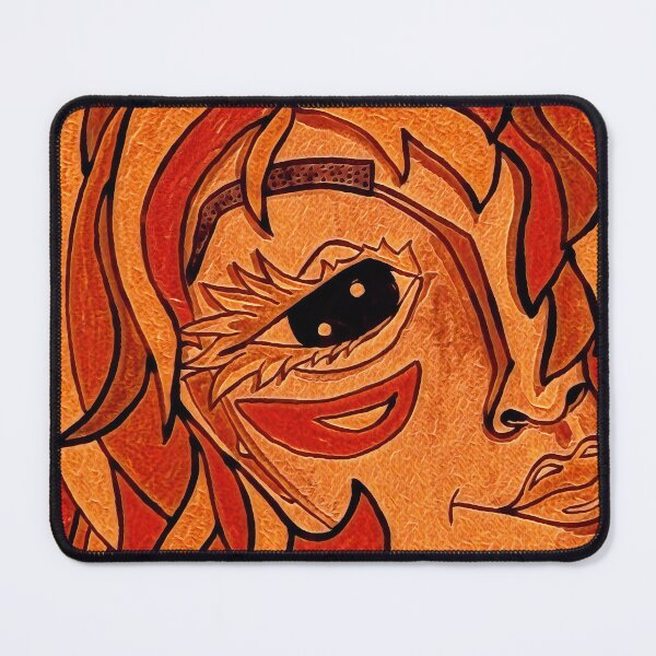Item preview, Fire Lady portrait, edited watercolour drawing designed and sold by MariDaniArt.