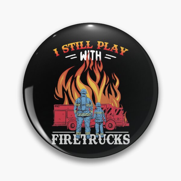 Item preview, Firetruck Past And Future Firefighter Cartoon designed and sold by MrEddie10.
