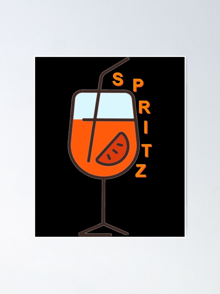 Aperol Spritz Glass Machine Embroidery Design 