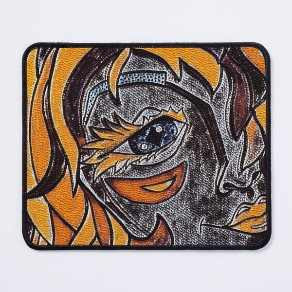 Item preview, Fire Lady portrait, edited watercolour drawing designed and sold by MariDaniArt.