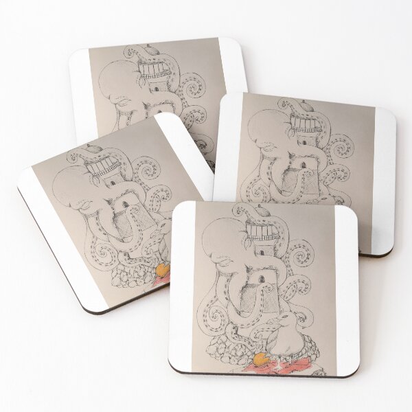 Item preview, The Kraken and the Lighthouse designed and sold by Mgilbraithart.