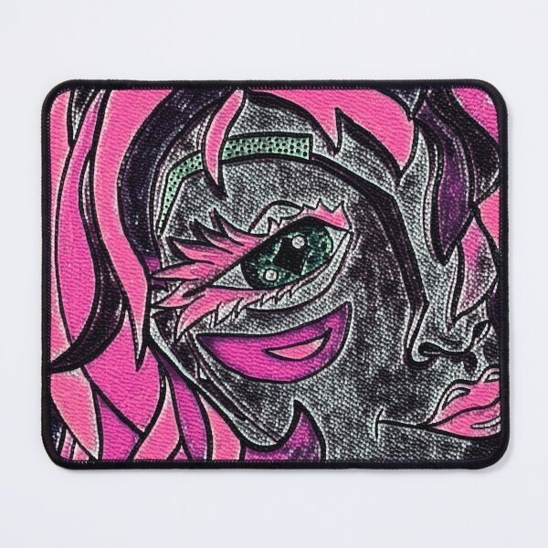 Item preview, Pink Lady portrait, edited watercolour drawing designed and sold by MariDaniArt.