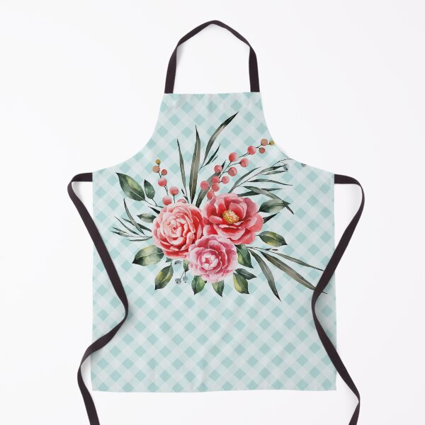 Item preview, Pretty vintage rose bouquet and gingham, cottagecore aesthetic collection 2 of 2 designed and sold by Orianah.