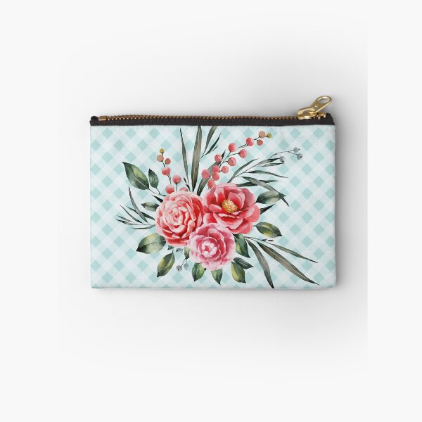 Item preview, Pretty vintage rose bouquet and gingham, cottagecore aesthetic collection 2 of 2 designed and sold by Orianah.