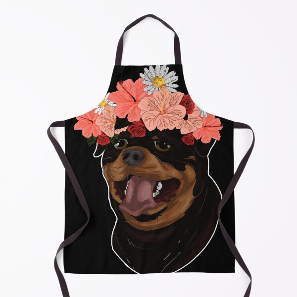 Artikelvorschau, Botanischer Hundebesitzer Flower Crown Pet Rottweiler entworfen und verkauft von PabloFloran.
