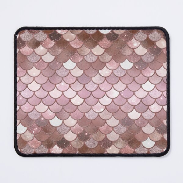 Item preview, Rose Gold Glitter Mermaid Scale Pattern Gradient designed and sold by PressedOak.