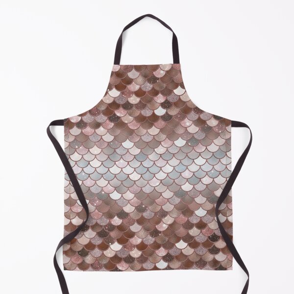 Item preview, Rose Gold Glitter Mermaid Scale Pattern Gradient 2 designed and sold by PressedOak.