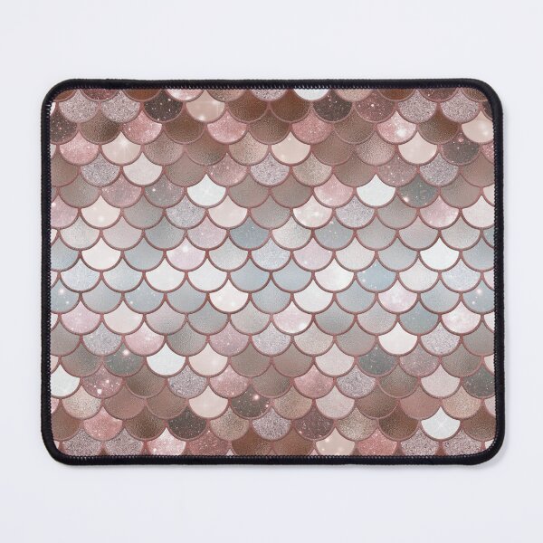 Item preview, Rose Gold Glitter Mermaid Scale Pattern Gradient 2 designed and sold by PressedOak.