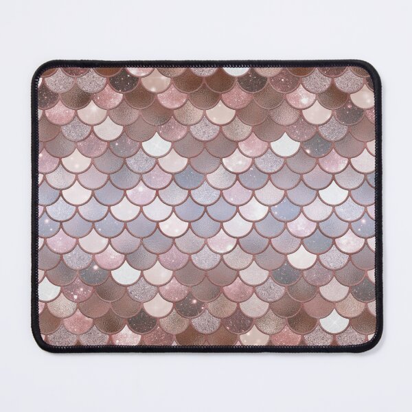 Item preview, Rose Gold Glitter Mermaid Scale Pattern Gradient 3 designed and sold by PressedOak.
