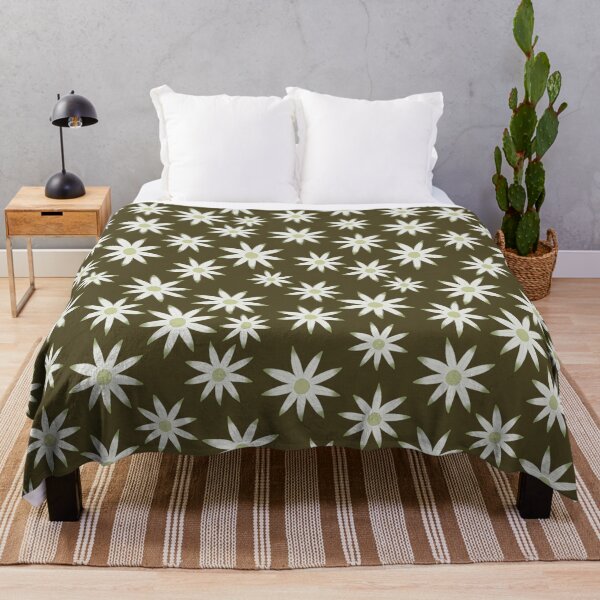 Item preview, Flannel Flower Pattern designed and sold by bybeccreative.