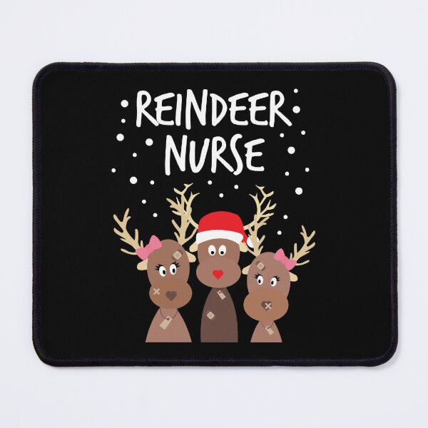 Item preview, Christmas Tree Xmas Nurse Reindeer Snow Holiday Gift designed and sold by haselshirt.